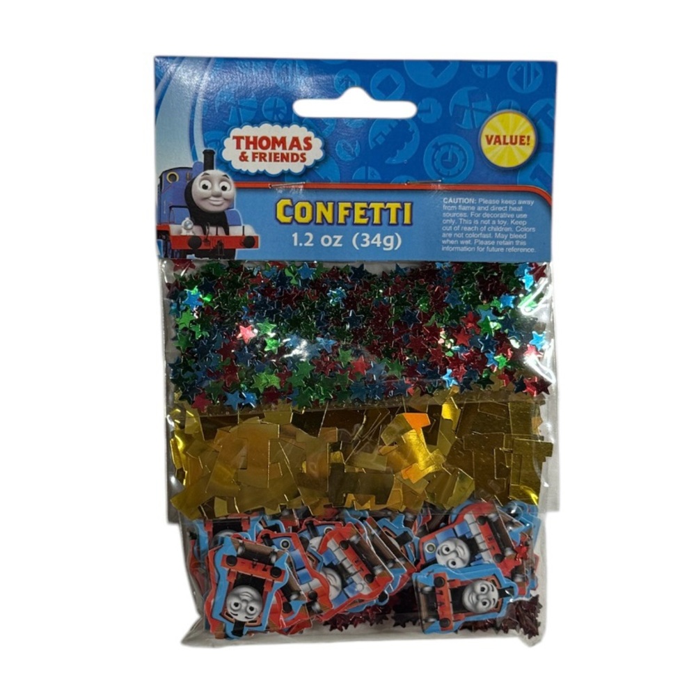 DesignWare Thomas & Friends themed confetti pack brand new in package never used